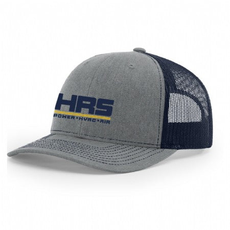 Richardson Trucker Cap - Heather Grey/Navy