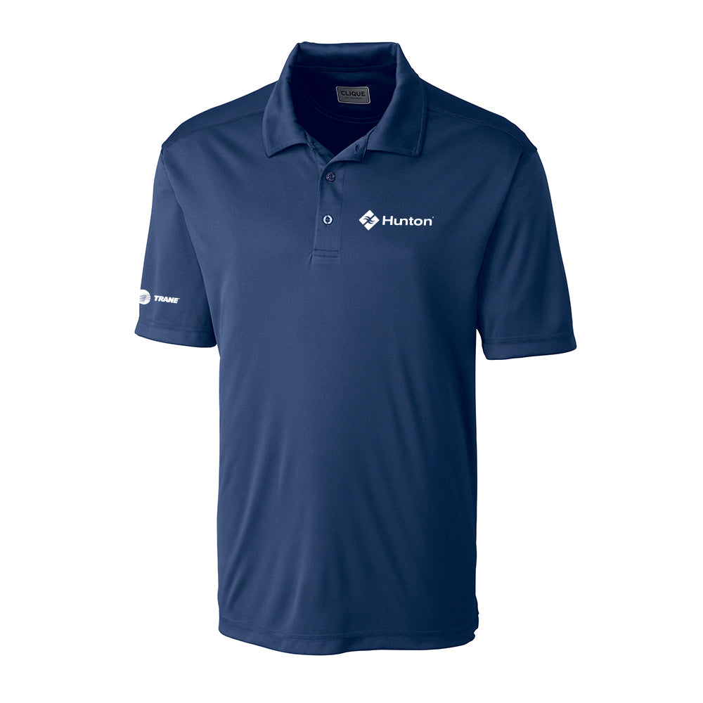 Clique Parma Tech Mens Polo - Navy